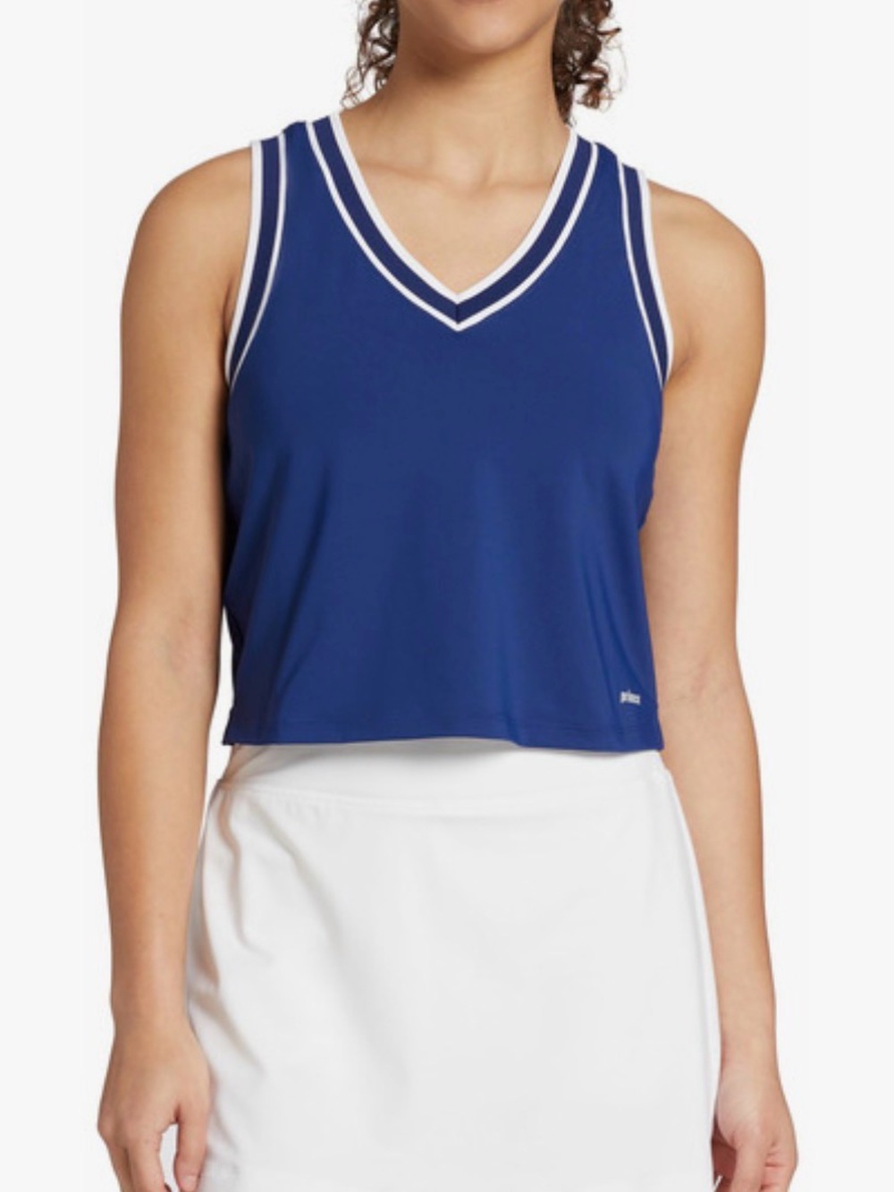 Prince Royal Blue Athletic Tank with White Trim